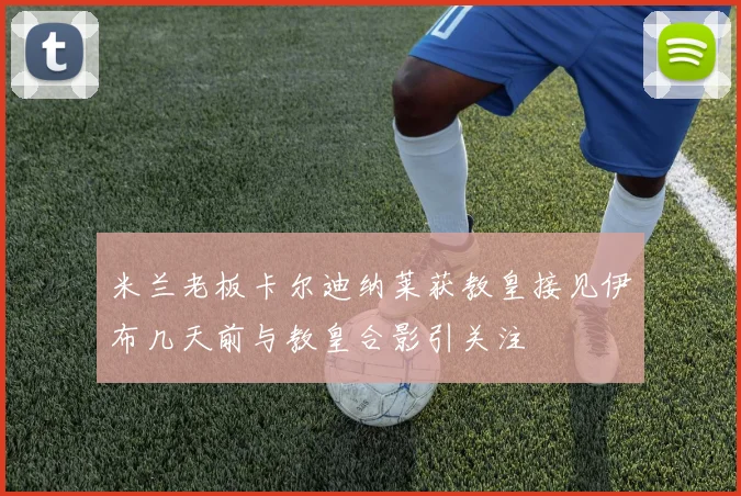 米兰老板卡尔迪纳莱获教皇接见伊布几天前与教皇合影引关注