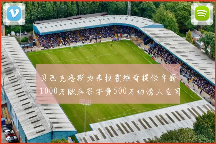 贝西克塔斯为弗拉霍维奇提供年薪1000万欧和签字费500万的诱人合同